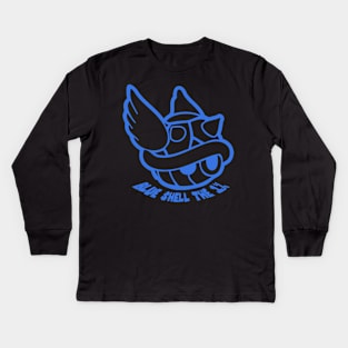 Blue Shell the 1% Kids Long Sleeve T-Shirt